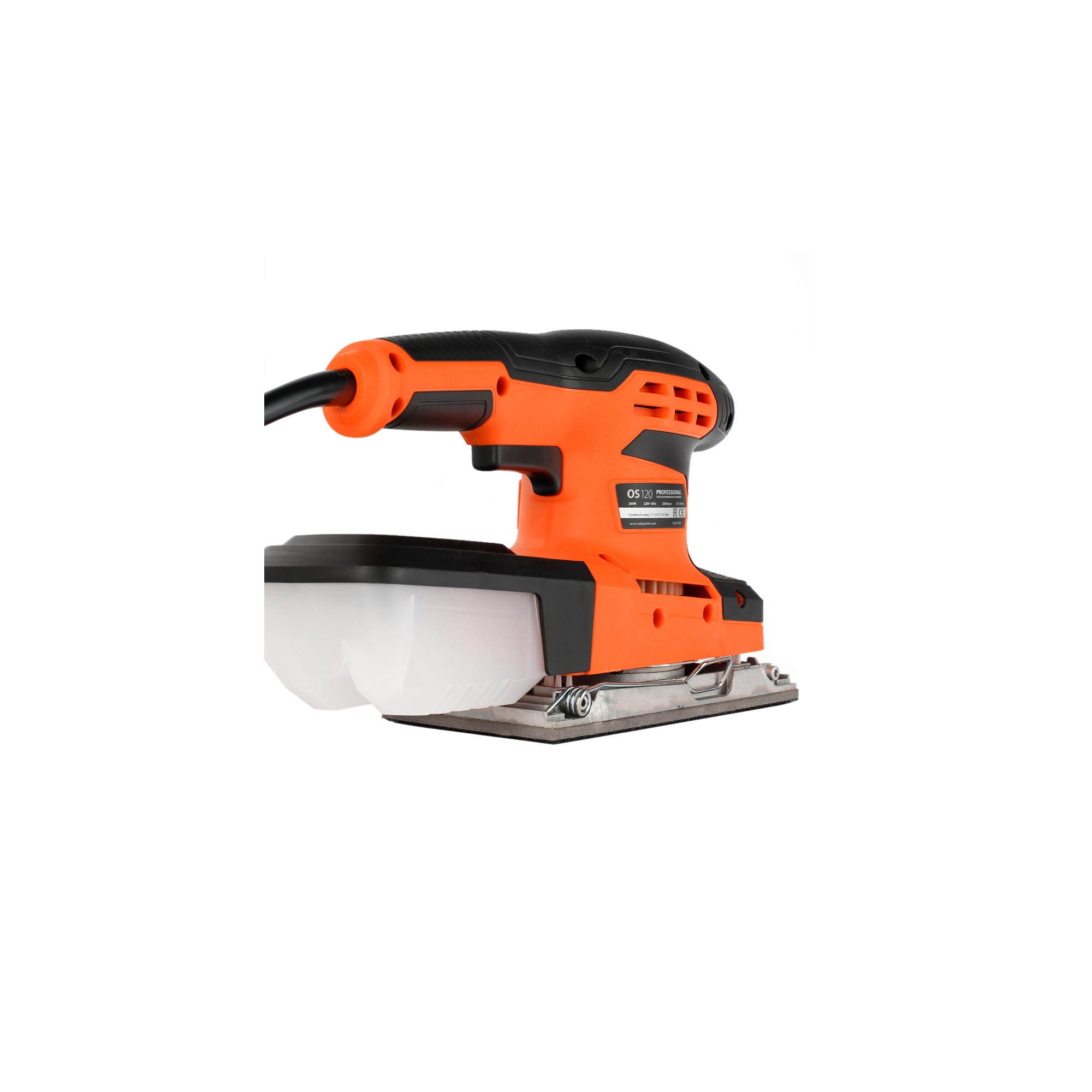 Машина плоскошлифовальная (ПШМ) PATRIOT OS 120, 260 Вт