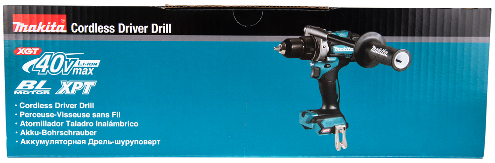 Дрель-шуруповерт аккумуляторная Makita DF001GZ XGT 40В, 140 Нм, 2600 об/мин, без акб и ЗУ