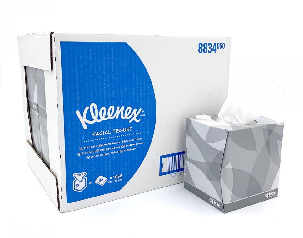 Гигиенические салфетки для лица Kimberly-Clark KLEENEX 8834 12х88л.