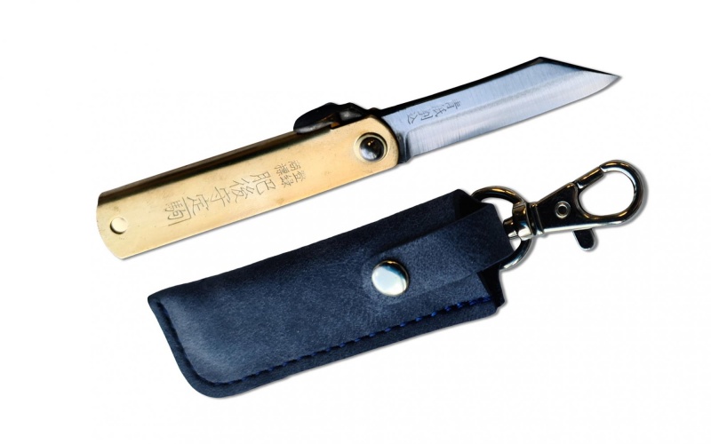 Нож складной хигоноками Nagao Kanekoma с чехлом