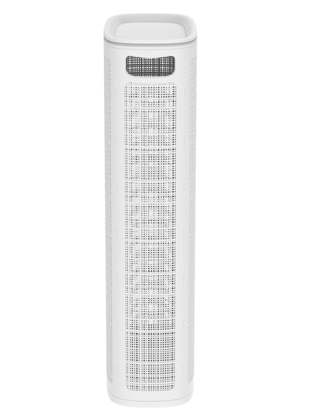 Плетёная корзина для белья сборная «Лён» 60 л (43х20х80 см) белый