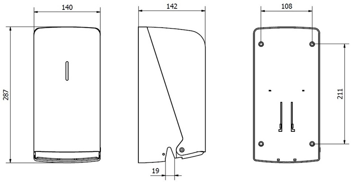 Диспенсер для туалетной бумаги Jofel AF50000