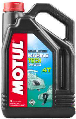 Моторное масло MOTUL Marine Tech 4T 25W-40 (5 л.)