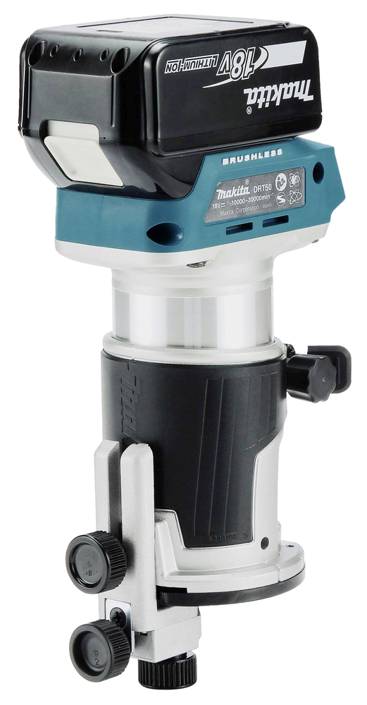 Фрезер кромочный аккумуляторный Makita DRT50Z LXT 18В, 6/8 мм, без акб и ЗУ