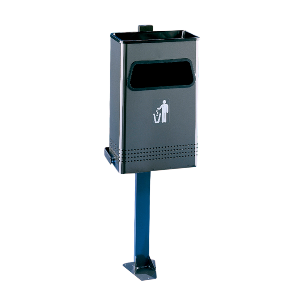 Урна-пепельница поворотная, настенная Jofel AL72710 черный, графит 40л