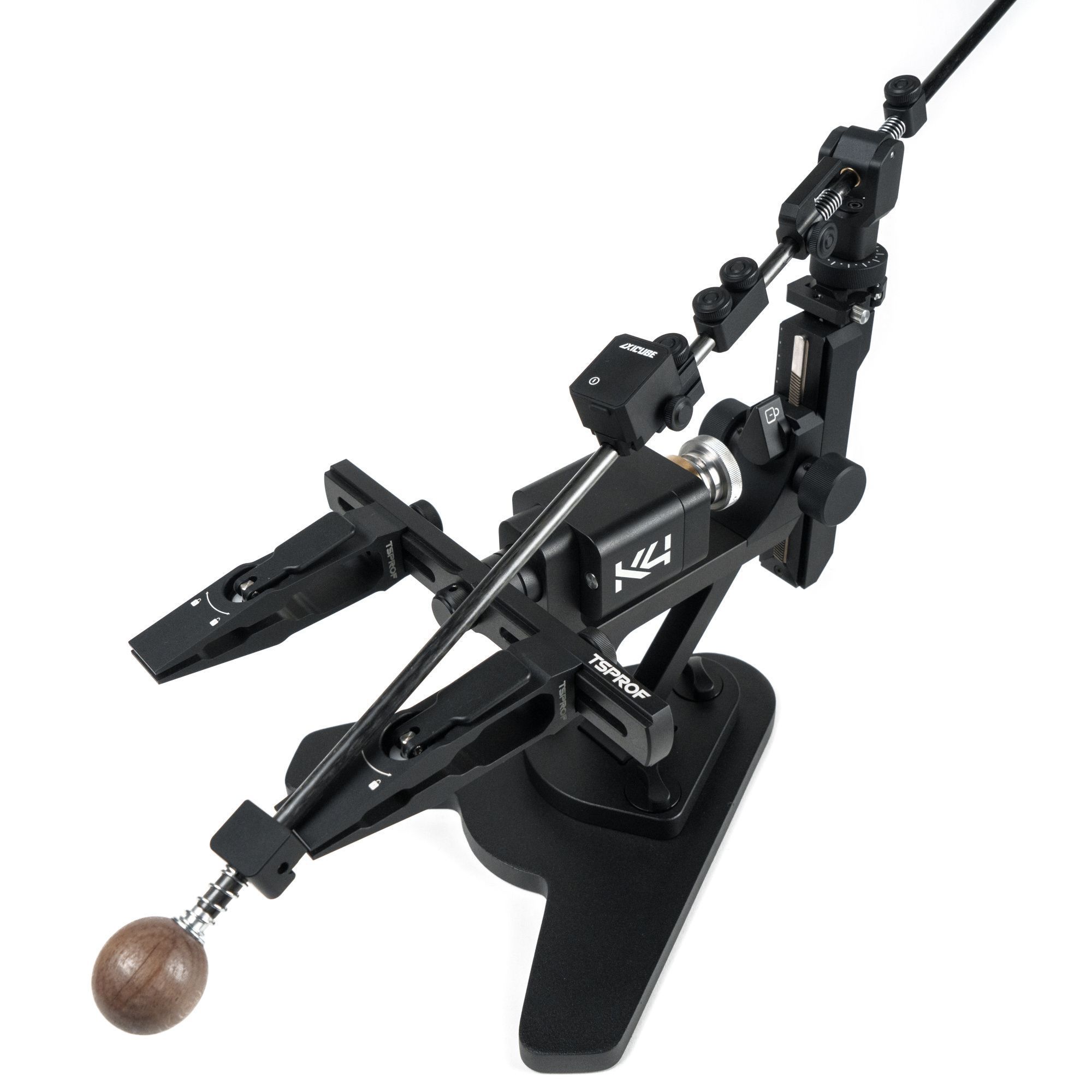 Карбоновая направляющая держателя абразива TSPROF, в сборе, матовая