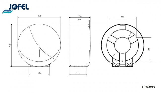 Диспенсер для туалетной бумаги Jofel AE26000