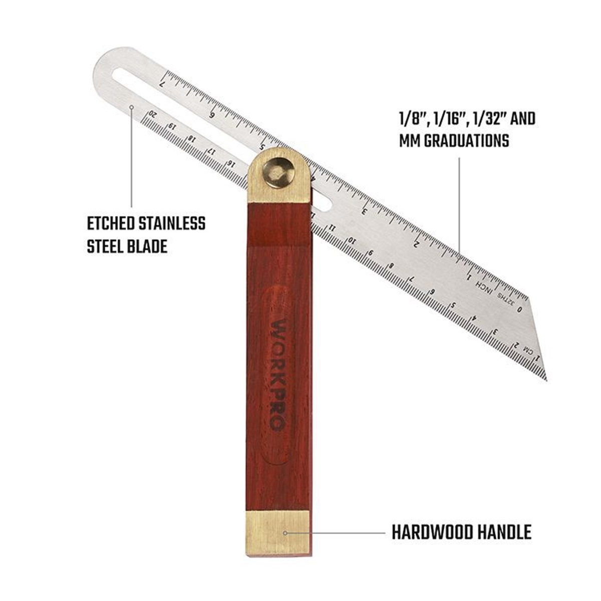 Малка 230 мм  с деревянной ручкой  WORKPRO