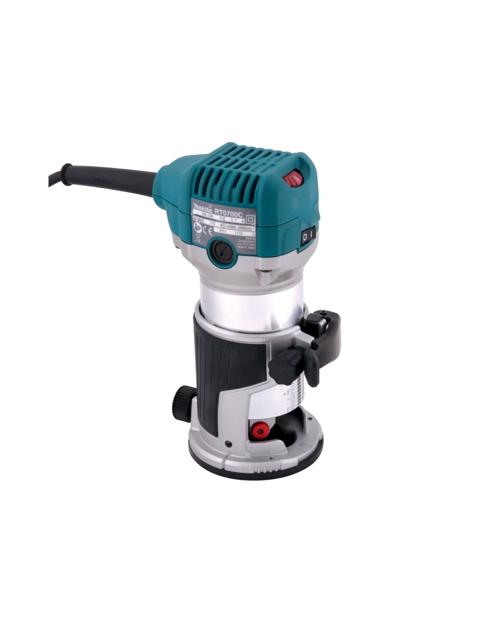 Фрезер кромочный электрический Makita RT0700C 710 Вт, 6-8 мм, 10000-30000 об/мин
