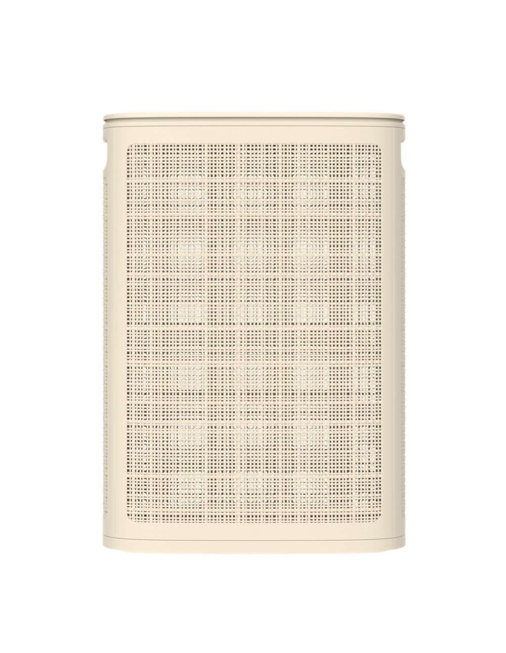 Плетёная корзина для белья сборная «Лён» 45 л (43х20х60 см) слоновая кость