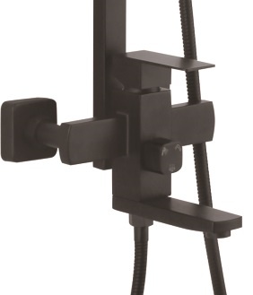 ДУШЕВАЯ СИСТЕМА LEDEME КАРТРИДЖ 35ММ, С ТРОП. ДУШЕМ, ЧЕРНЫЙ, НЕРЖАВЕЙКА, L72433B