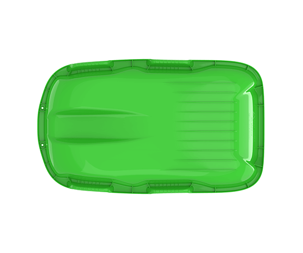 Санки с мягкой сидушкой и ручкой "Комета" Зеленый