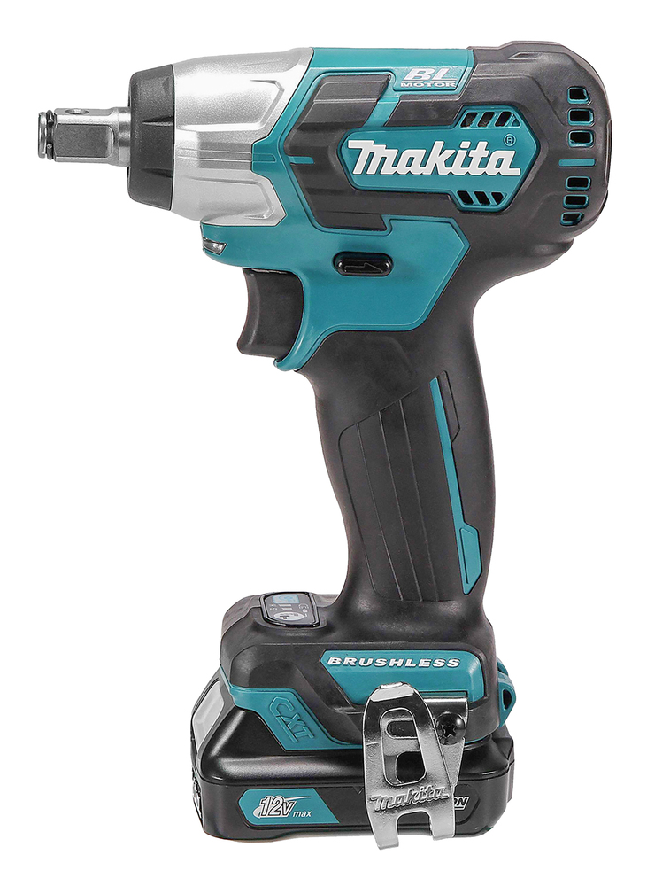 Гайковерт ударный аккумуляторный Makita TW161DWAE CXT 12В, 2х2.0 Ач, 1/2\", 165 Нм, 0 – 2400 об/мин