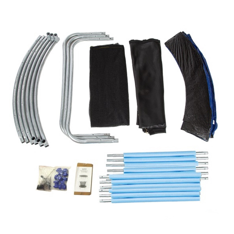 Батут 10-футовый 3 ножки 6 стоек без верхнего кольца (fiber rod)