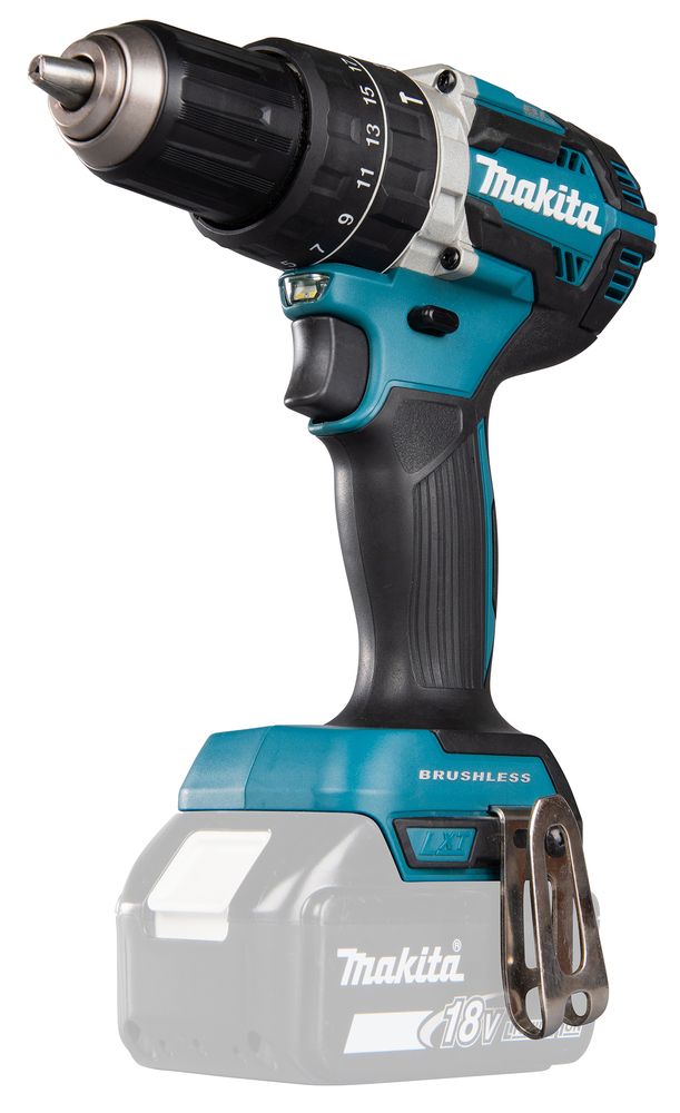 Ударная дрель-шуруповерт аккумуляторная Makita DHP484Z LXT 18В, 54 Нм, 2000 об/мин, без акб и ЗУ