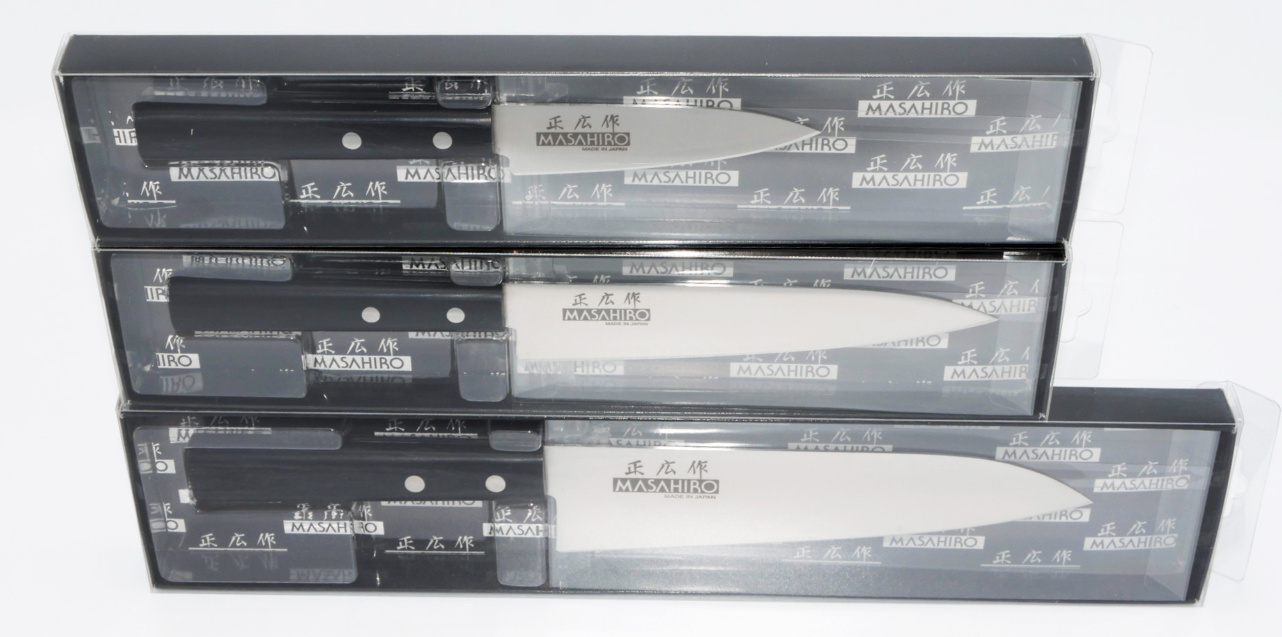 Набор ножей поварская тройка от Masahiro