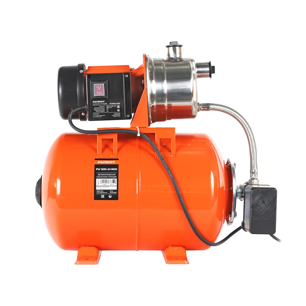 Насосная станция PATRIOT PW 1200-24 INOX, 1200 Вт.