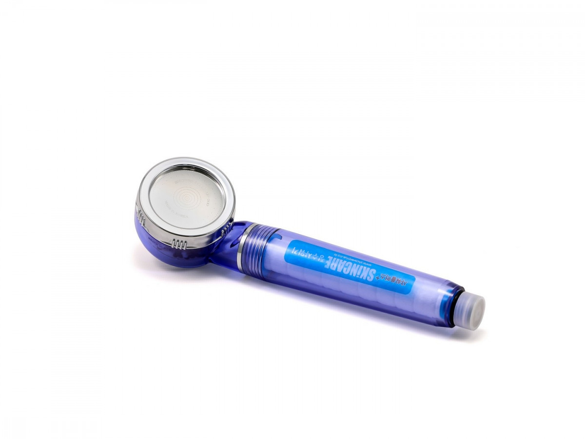 Душевая лейка голубая SkinCare AquaDuo SF-300 BL Shower Mountain Falls "Горный водопад"