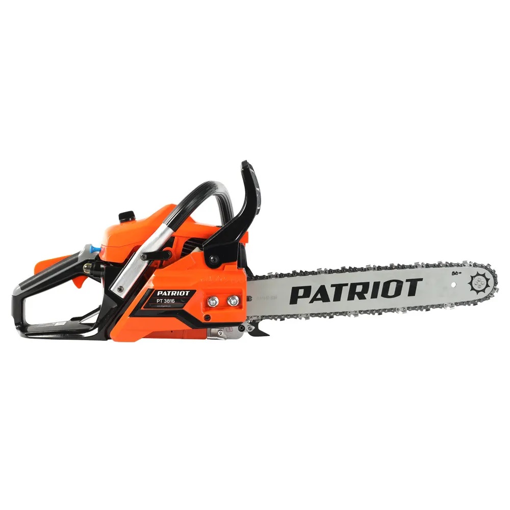Пила цепная бензиновая PATRIOT PT 3816  с подарком топор PATRIOT APF-600