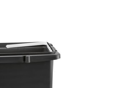 Мусорное ведро с полуавтоматической крышкой 20 л. для раздельного мусора