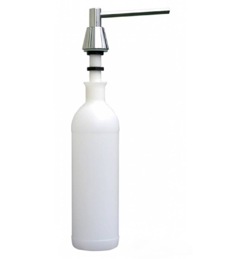 Дозатор монтируемый на столешнице, конус, матовый MERIDA DWM101, 1л