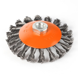 Щетка PATRIOT тарельчатая 115 мм М14 витая проволока