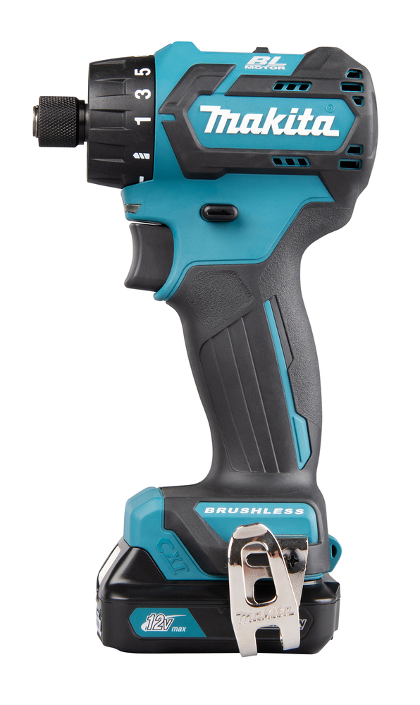 Дрель-шуруповерт аккумуляторная Makita DF032DWAE CXT 10.8В, 2х2.0 Ач Li-ion, 35 Нм, 1500 об/мин