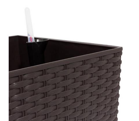 Кашпо с автополивом Prosperplast Rato Case High 30л, венге