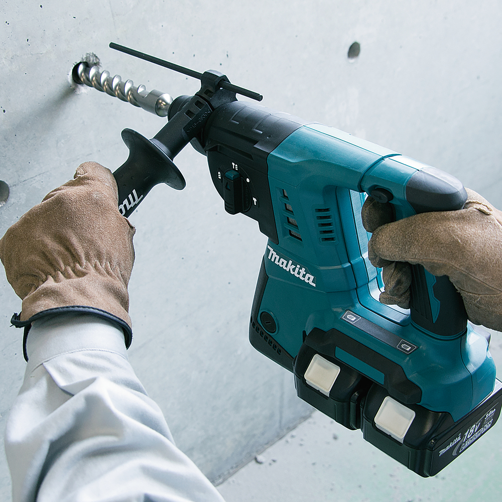 Перфоратор аккумуляторный Makita DHR263Z LXT 2х18В, 26 мм, 2,5 Дж, SDS-PLUS, без акб и ЗУ