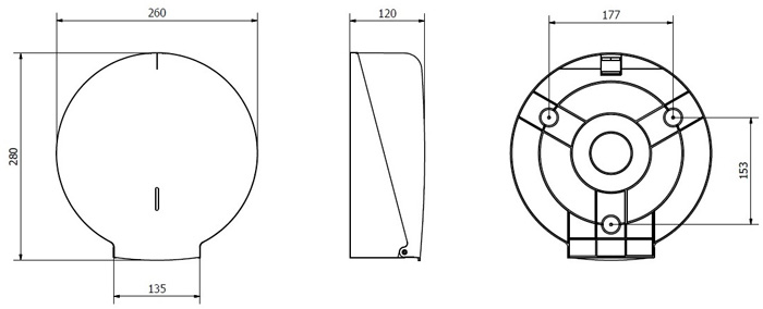 Диспенсер для туалетной бумаги Jofel AE51000