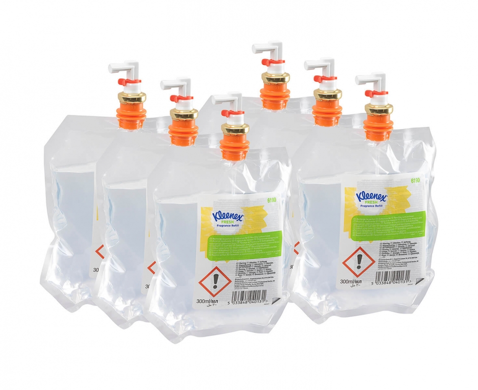 Сменный блок освежителя Kimberly-Clark "Свежий" 6190, сладко-цветочный