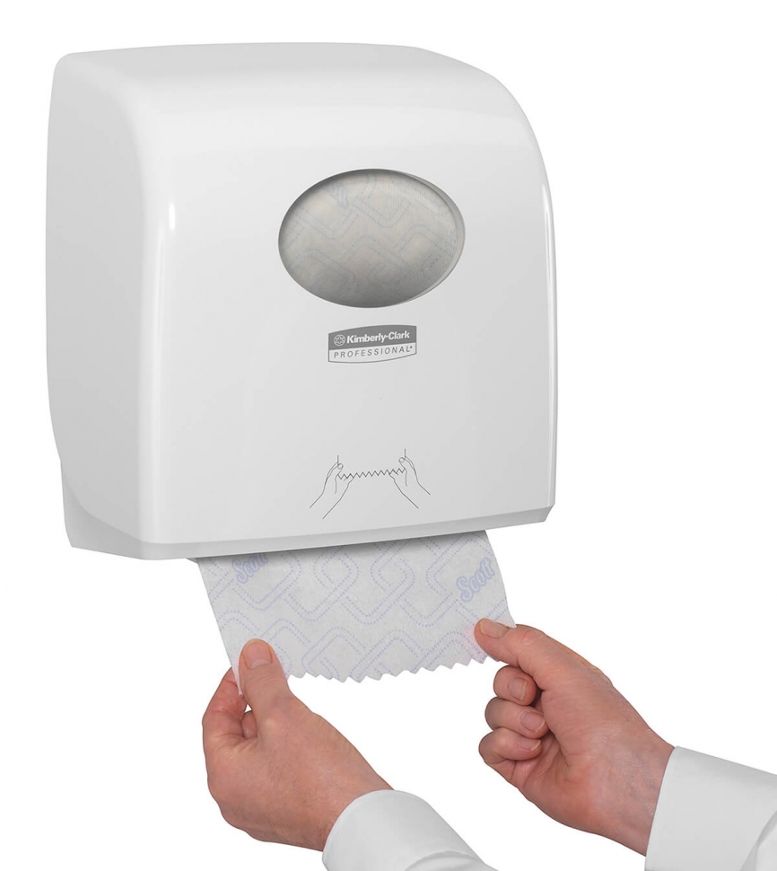 Диспенсер для рулонных полотенец Kimberly-Clark Aquarius Slimroll 7955