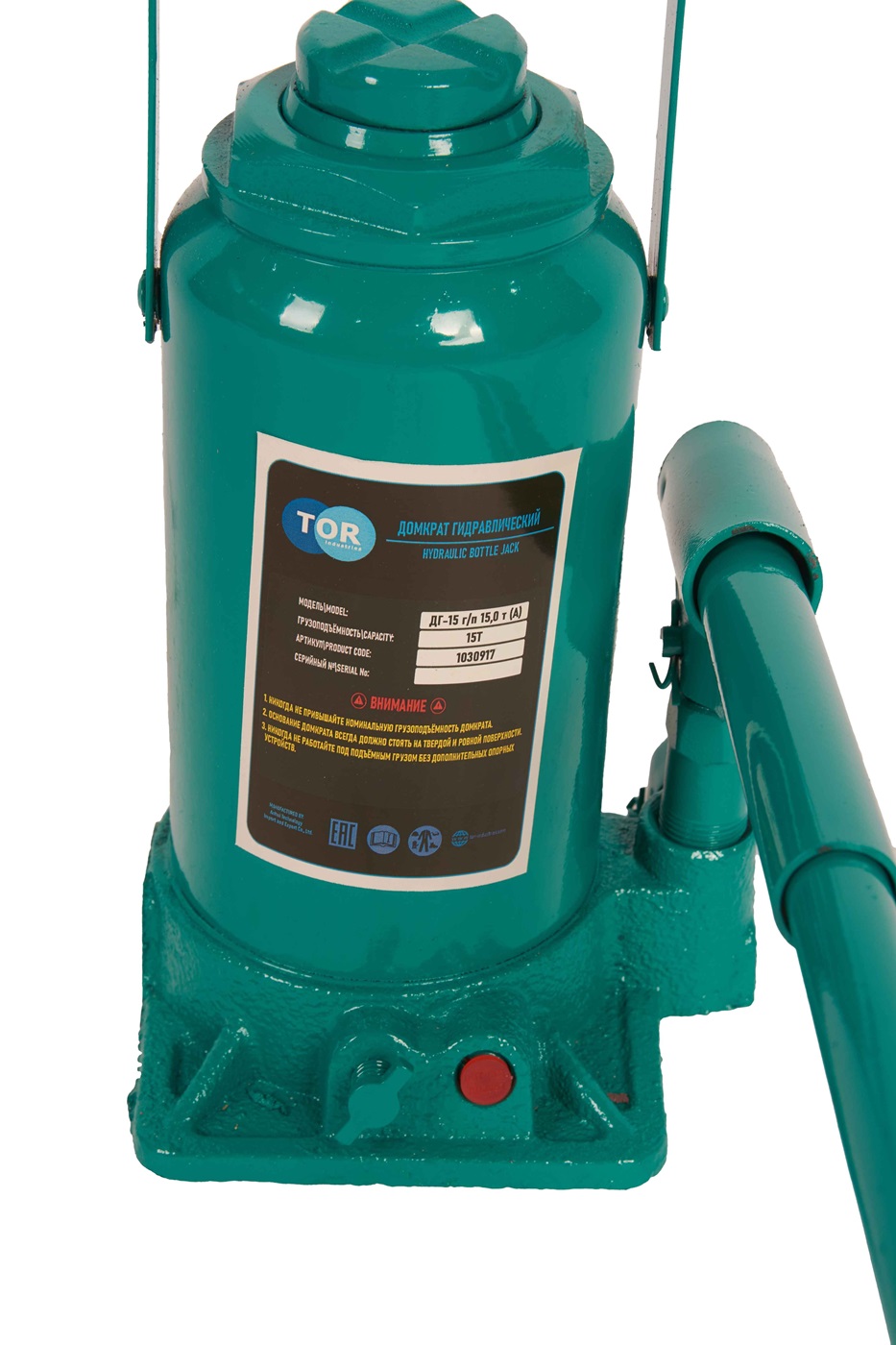Домкрат гидравлический TOR ДГ-15 г/п 15,0 т (А)