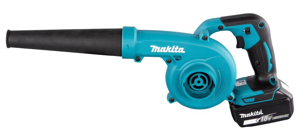 Аккумуляторная воздуходувка Makita DUB186Z LXT 18В, 3 скорости, 3,1 м³/мин, 52 м/с, длинная насадка, без акб и З/У