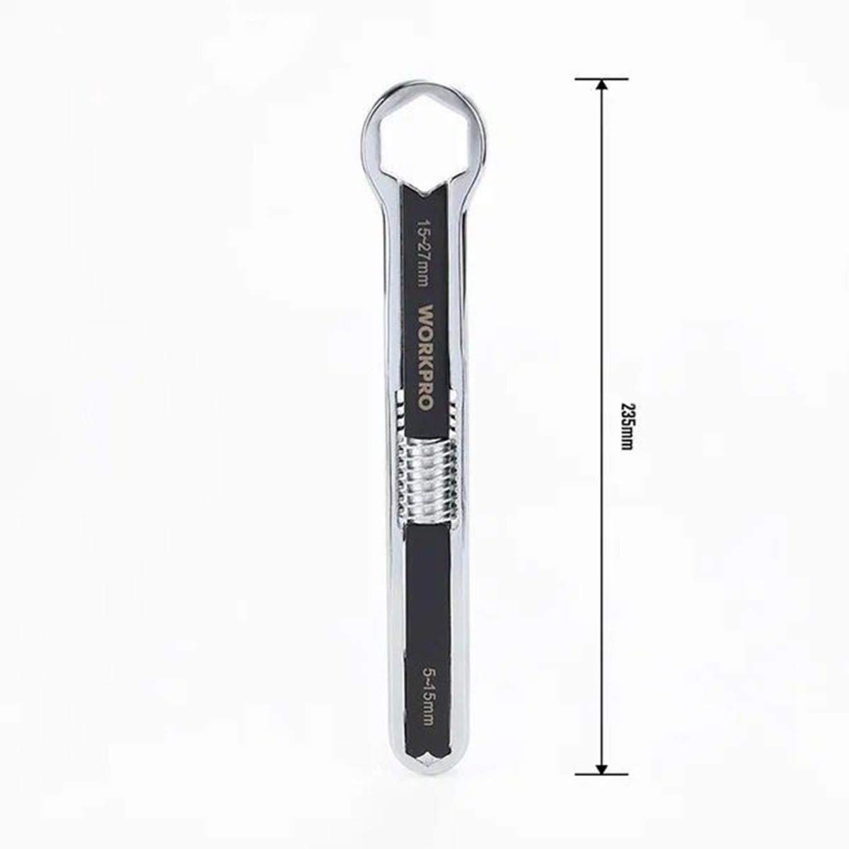 Ключ универсальный накидной регулируемый (5-15/15-27 мм) WORKPRO