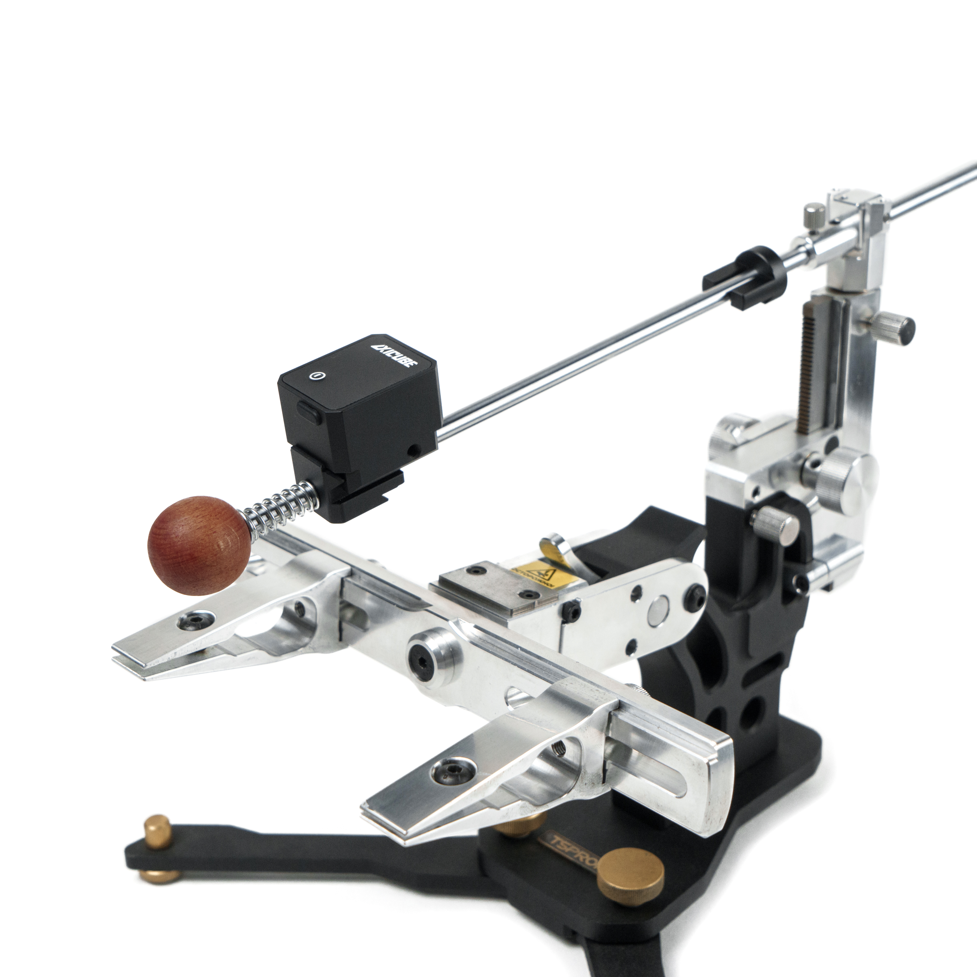 Держатель абразива TSPROF со съемным угломером Axicube Shift, 6 мм, матовый