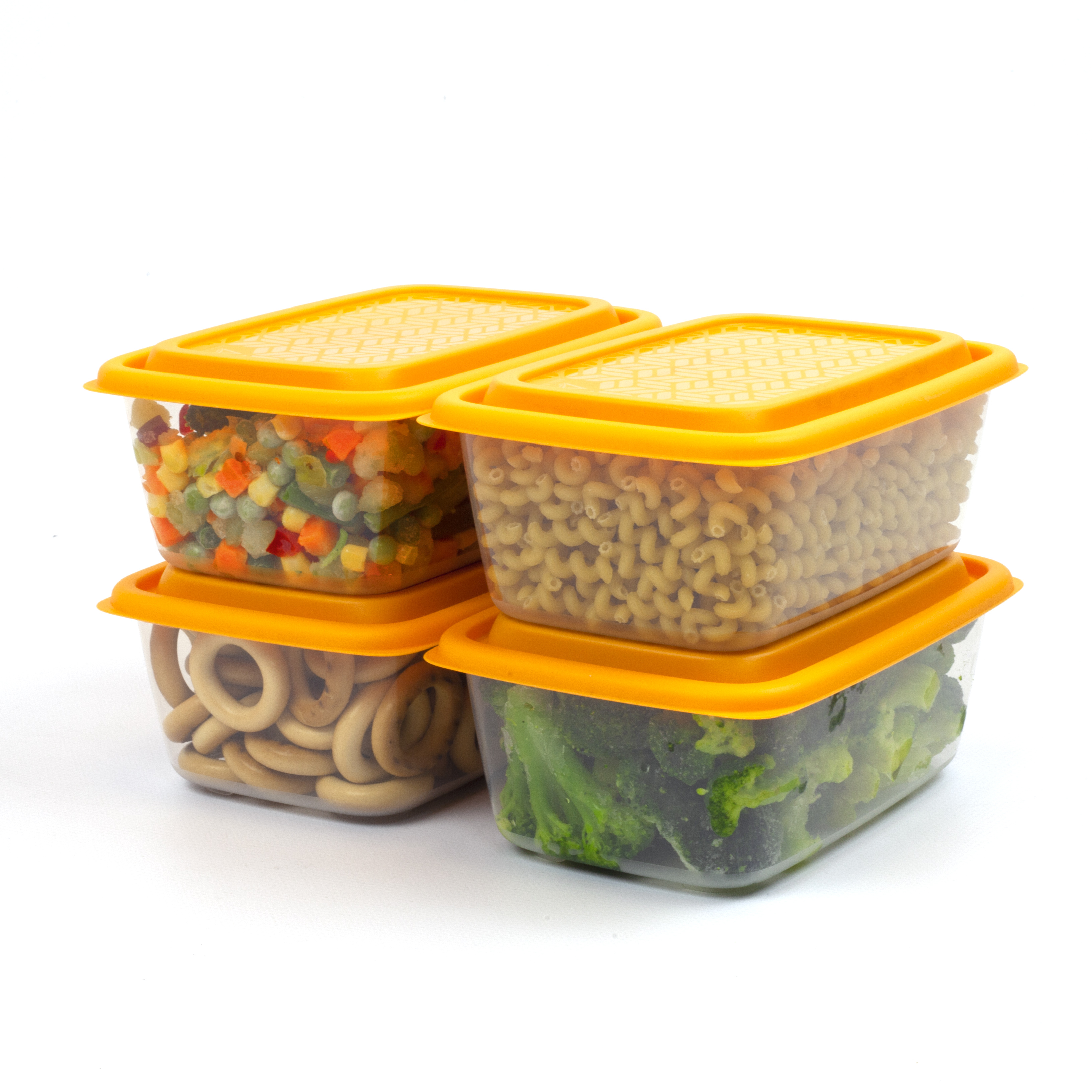 Набор контейнеров универсальных «Гурман» №8 (СВЧ/Заморозка) 1,1 л. 4шт.