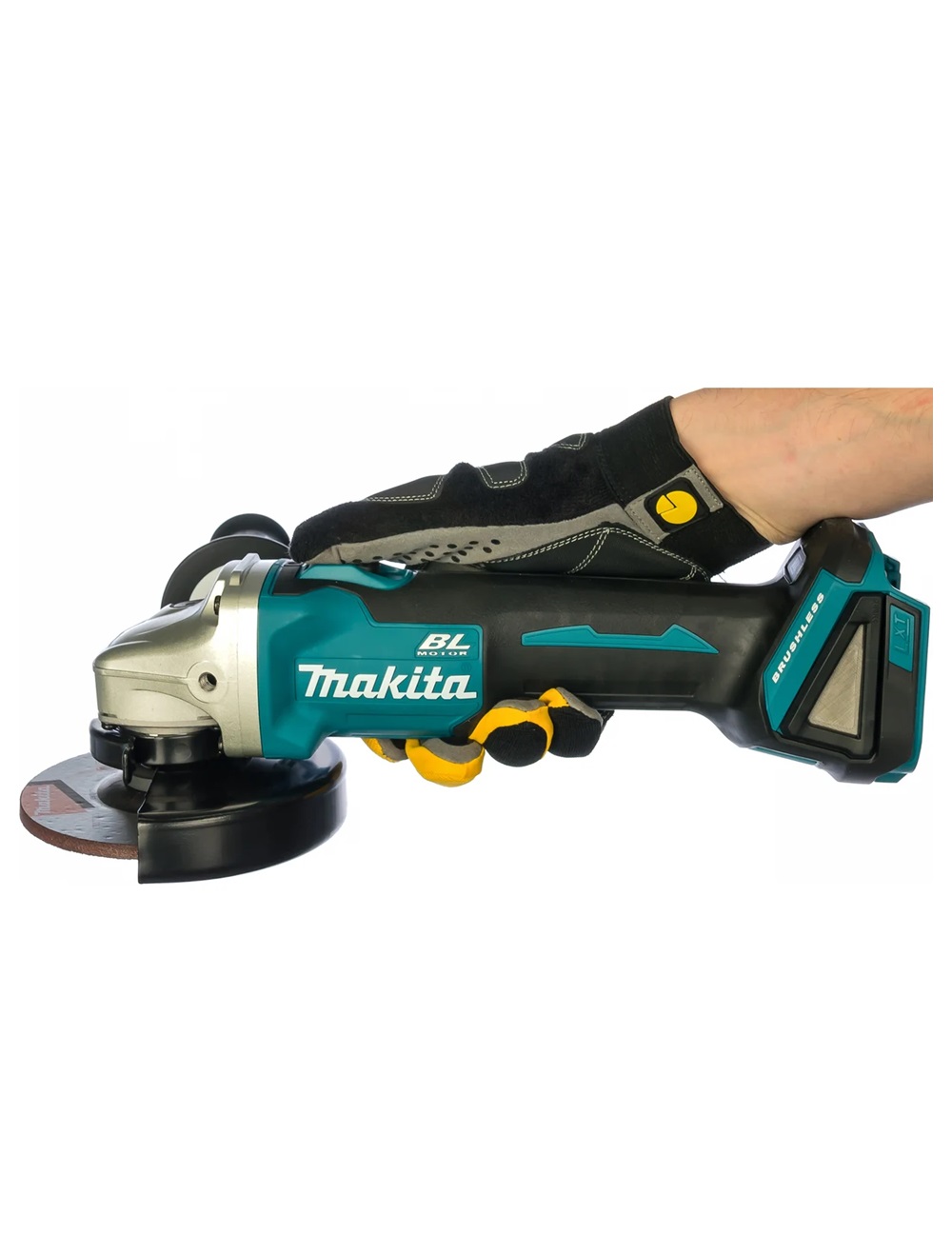 Аккумуляторная угловая шлифмашина Makita DGA504Z LXT 18В, 125 мм, 8500 об/мин, без акб и З/У