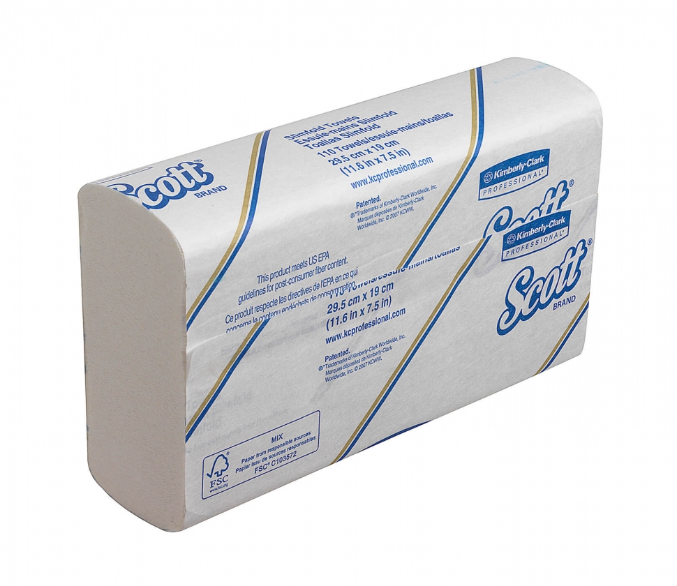 Бумажные полотенца в пачках Kimberly-Clark SCOTT SlimFold 5856