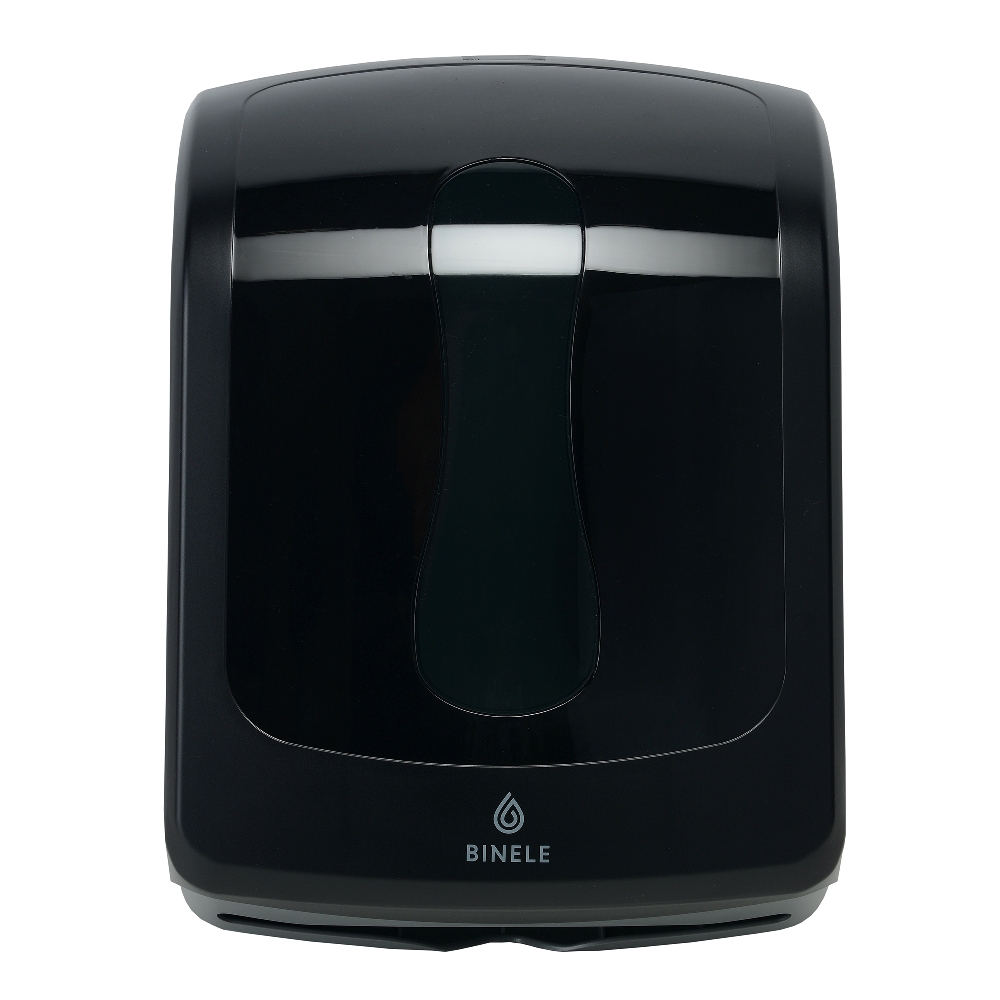 Диспенсер BINELE zType для бумажных полотенец Z сложения (черный)