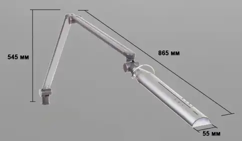 Профессиональный светодиодный светильник на струбцине Diasonic DL-120PH белый
