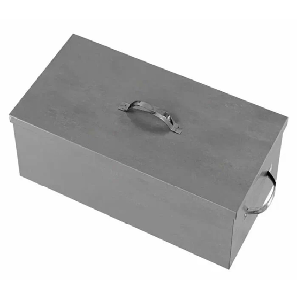 Коптильня двухуровневая горячего копчения (500х250х200 мм), нержавеющая сталь 0,8 мм, 2 уровня, УЗБИ