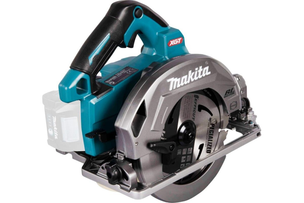 Пила дисковая аккумуляторная Makita HS004GD401 XGT BL 40В, 185/190 мм, 20 мм, макс рез 66/68,5 мм, эл. тормоз, плавный пуск, XPT, 1x4.0 Ач, DC40RA