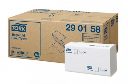 290158 Tork листовые полотенца Singlefold сложения ZZ