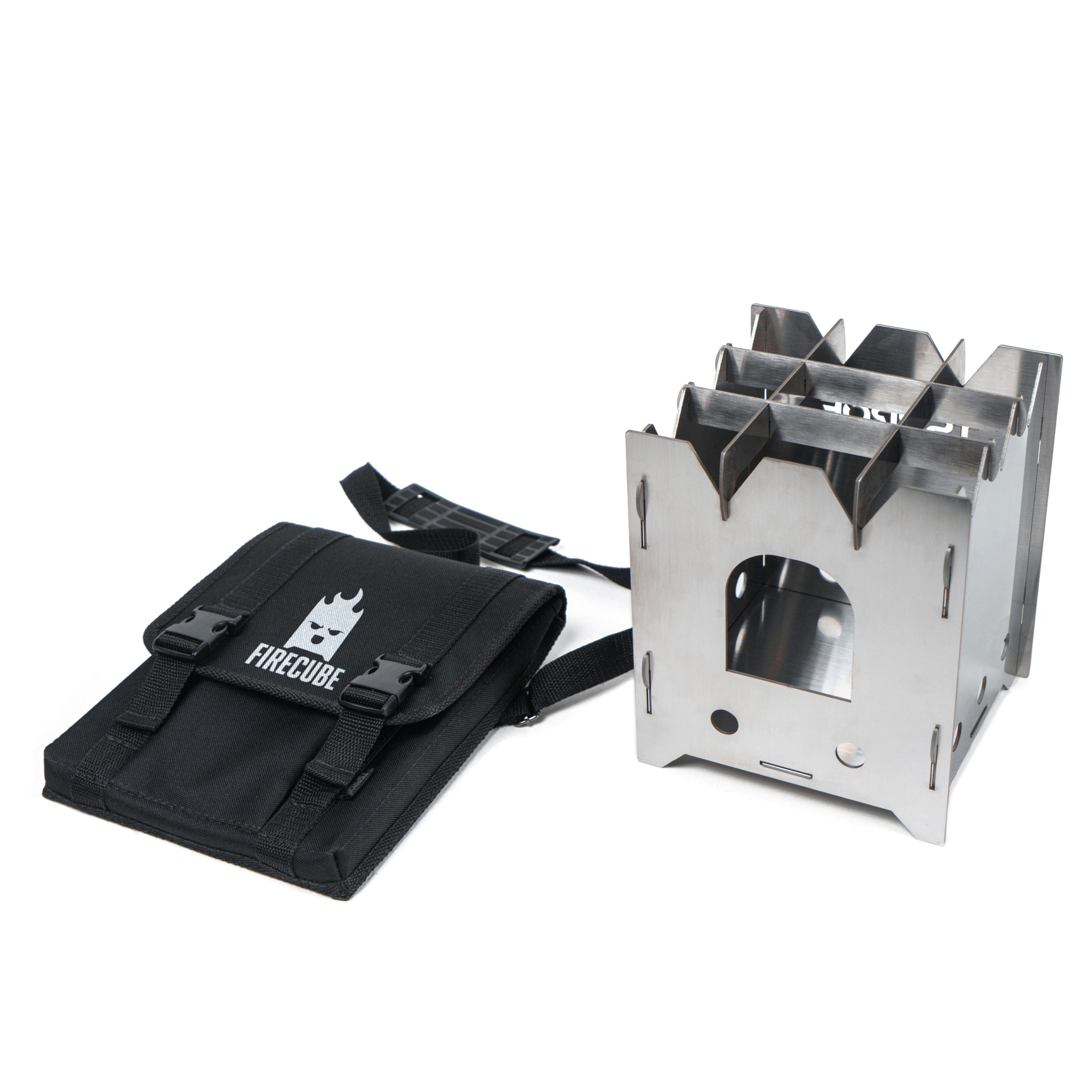 Походная печь-щепочница Firecube M
