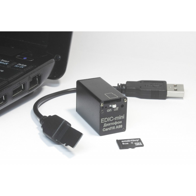 Цифровой диктофон EDIC-mini CARD16 A99