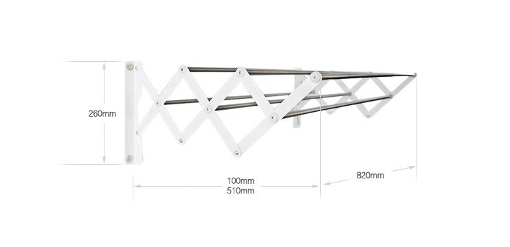 Сушилка настенная раздвижная Gochu Artex