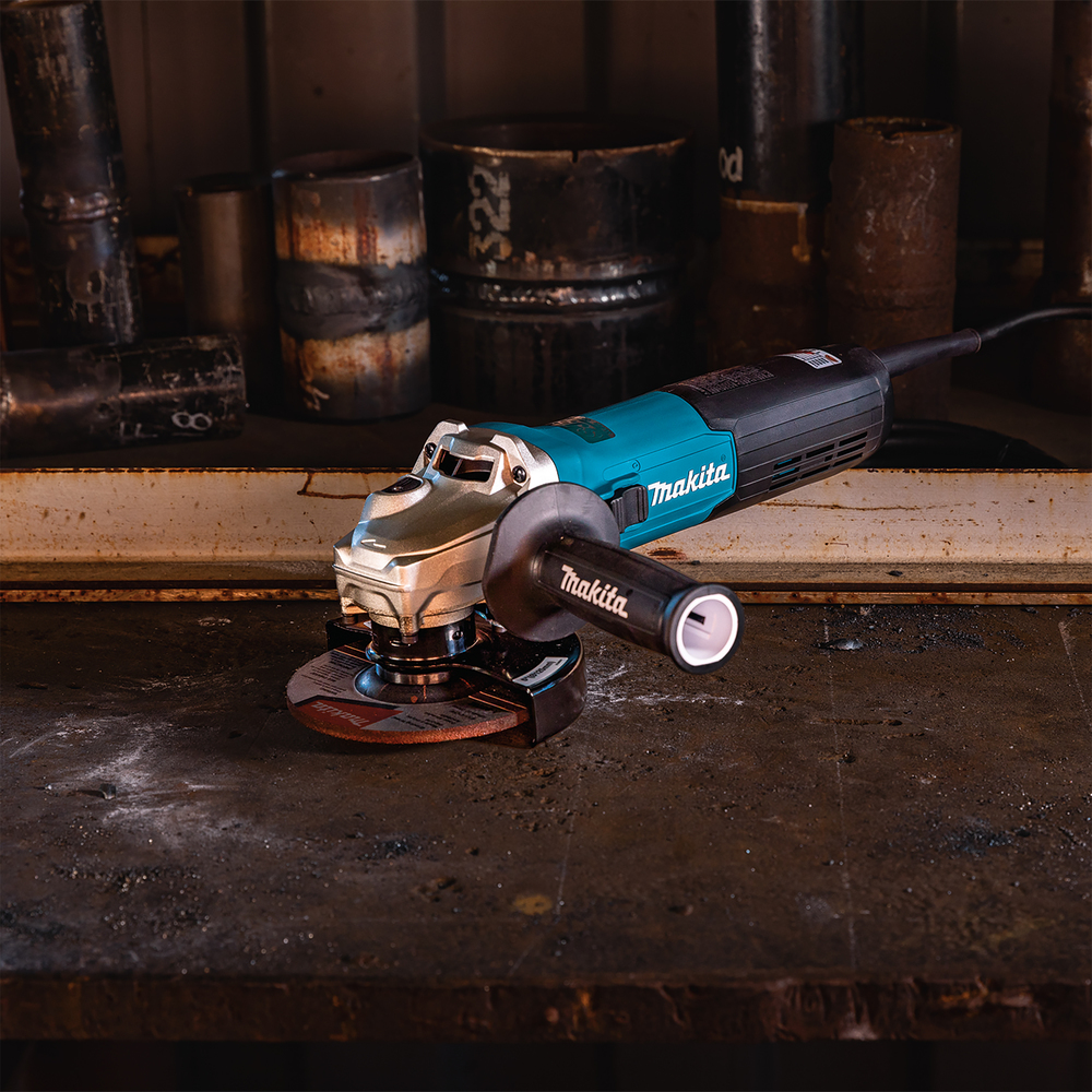 Угловая шлифовальная машина электрическая Makita GA5090X01 1900 Вт, 125 мм, 2800-11500 об/мин