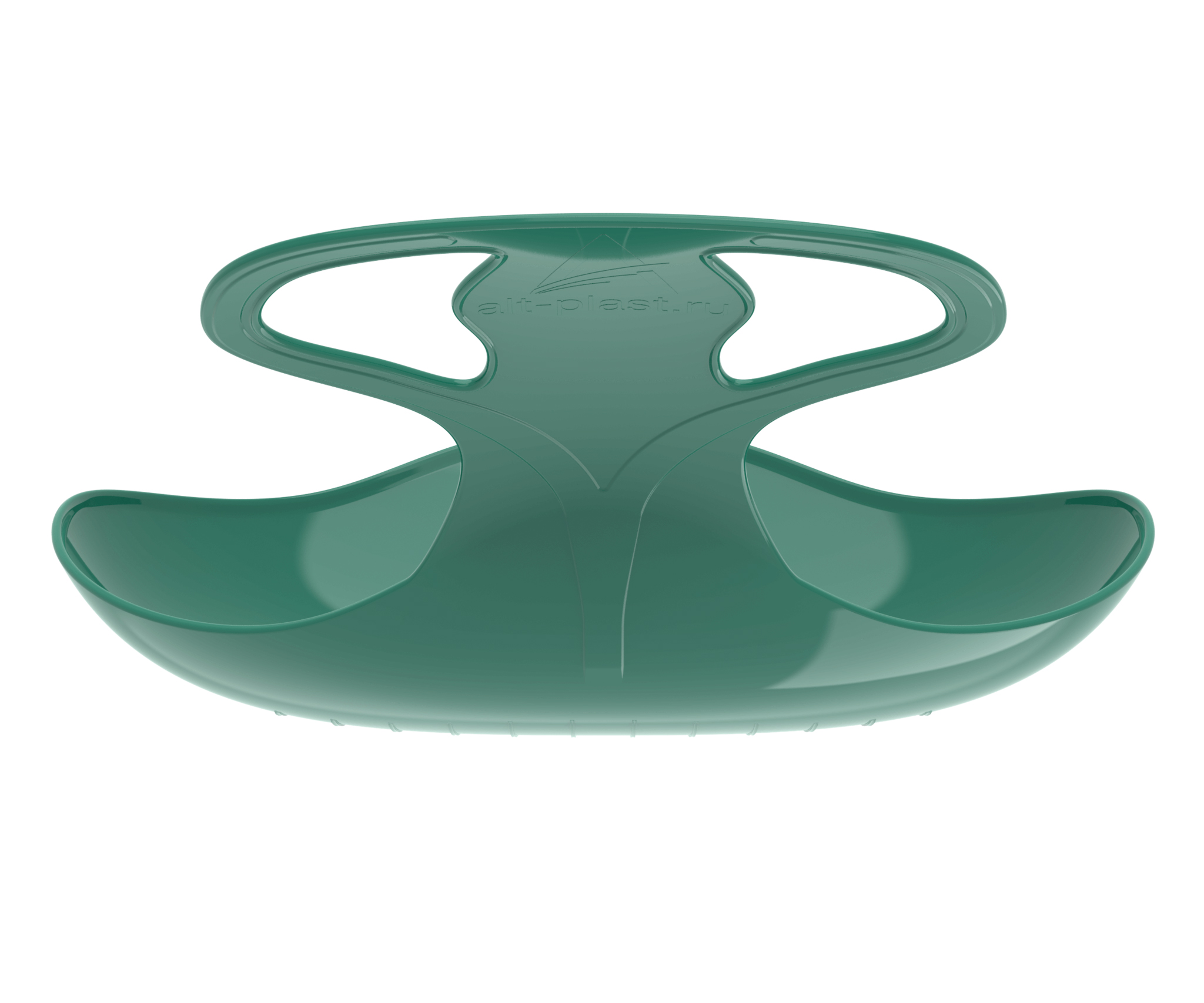 Санки-ледянки "Скороход" 65х42 см (зелёный)