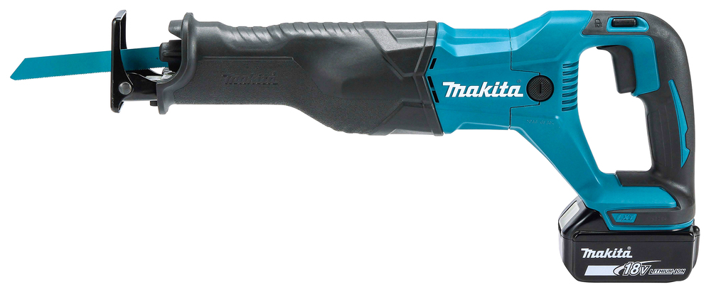 Пила сабельная аккумуляторная Makita DJR186RFE LXT 18В, 0 – 2 800 об/мин, 32 мм